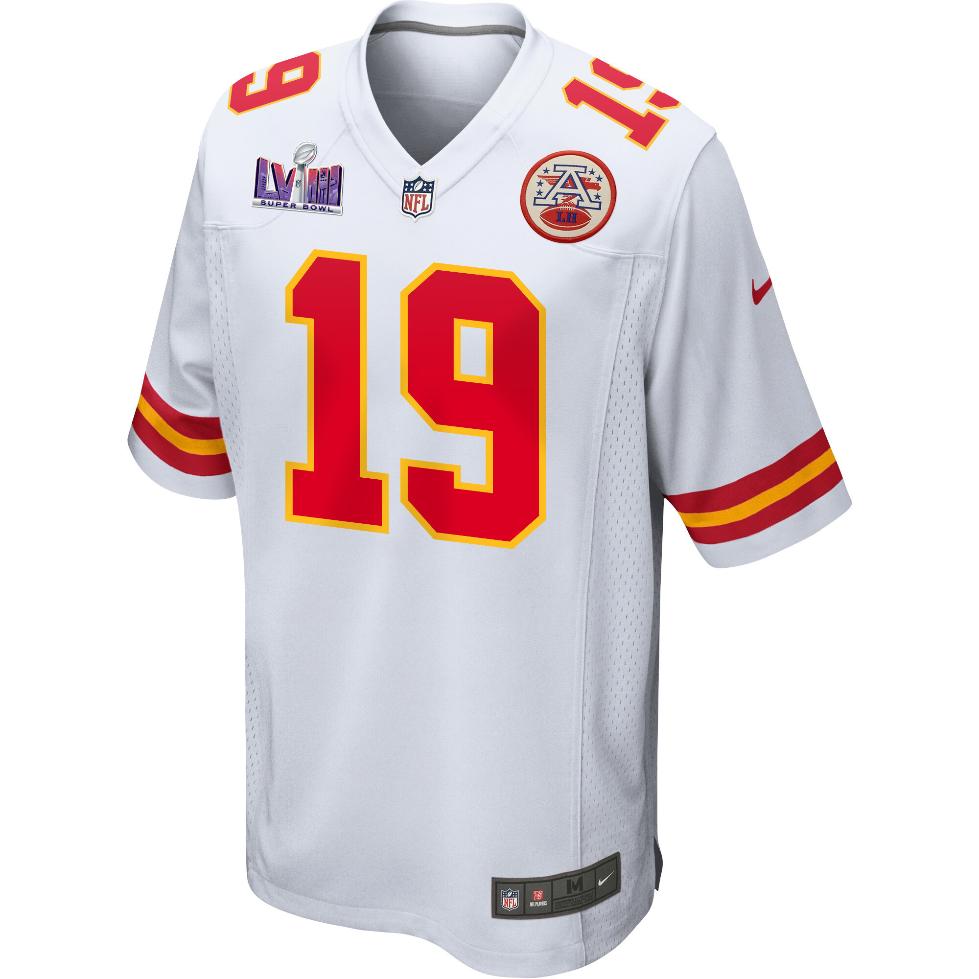 Kadarius Toney 19 Signed Kansas City Chiefs Super Bowl LVIII Game Men Jersey - White