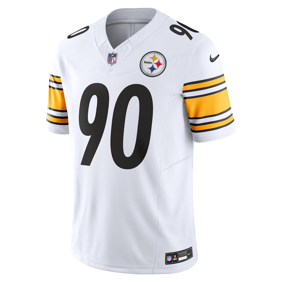 Mens Pittsburgh Steelers T.J. Watt White Vapor F.U.S.E. Limited Jersey
