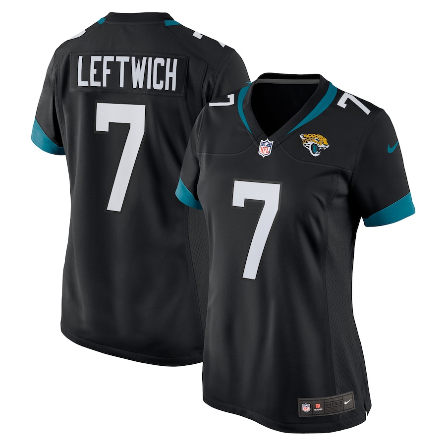 Womens Jacksonville Jaguars Byron Leftwich Black Alternate Retired Player Game Jersey