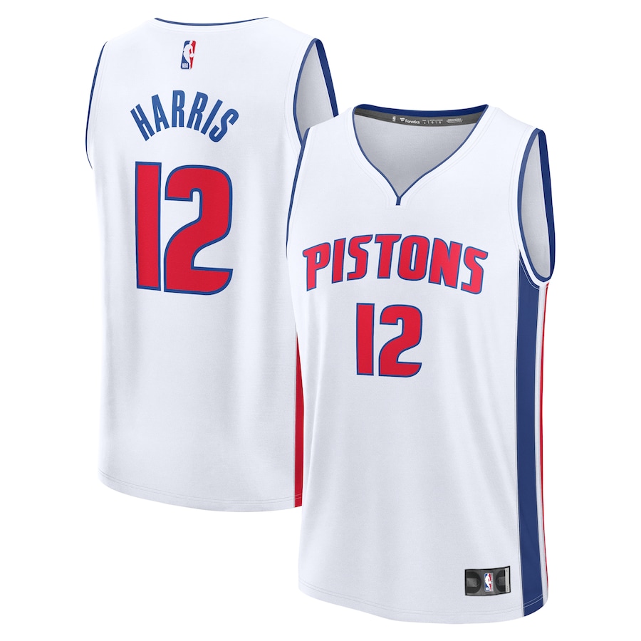 Tobias Harris Detroit Pistons Fanatics Fast Break Replica Player Jersey - Association Edition - White