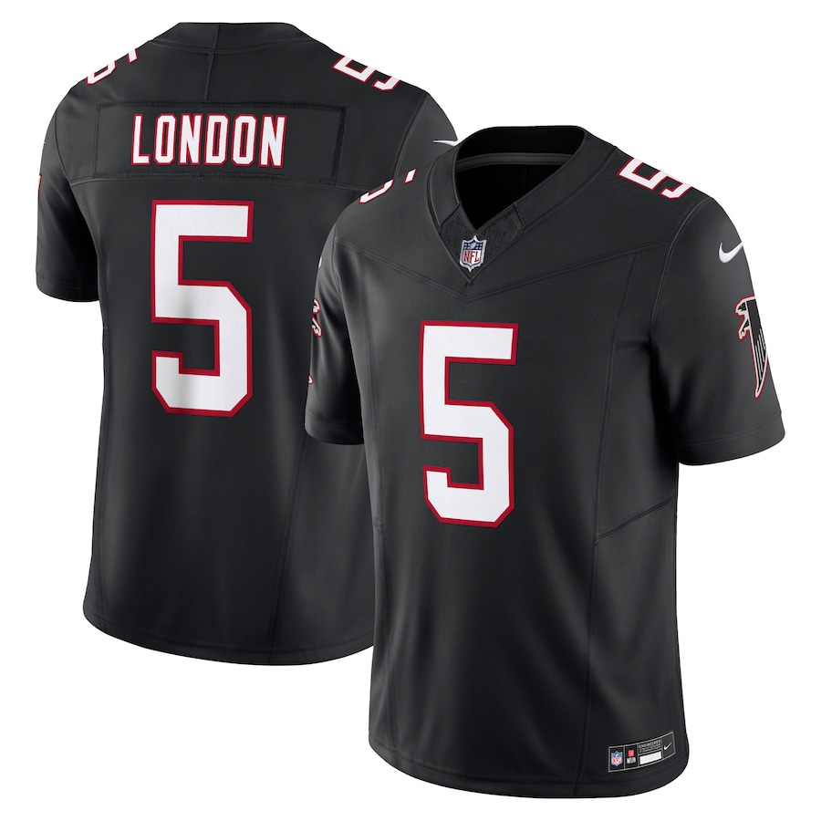 Mens Atlanta Falcons Drake London Black Vapor F.U.S.E. Limited Jersey