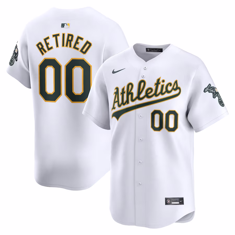 Youth Oakland Athletics Nike White Home Limited Pick-A-Player Retired Roster Jersey