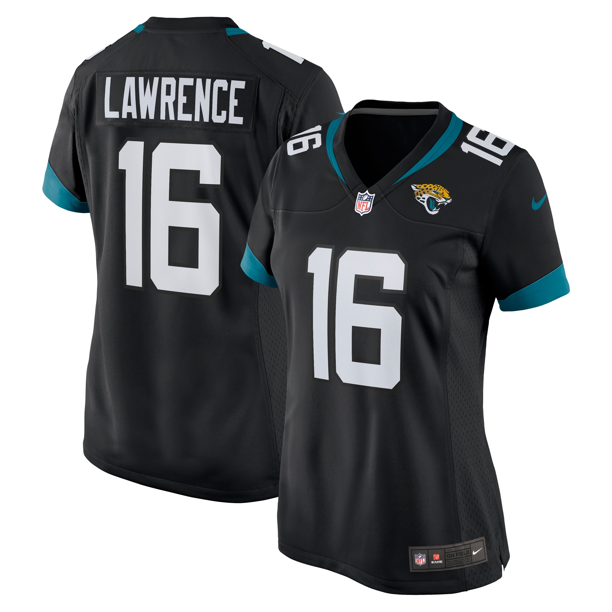 Trevor Lawrence Jacksonville Jaguars Women's Alternate Game Jersey - Black