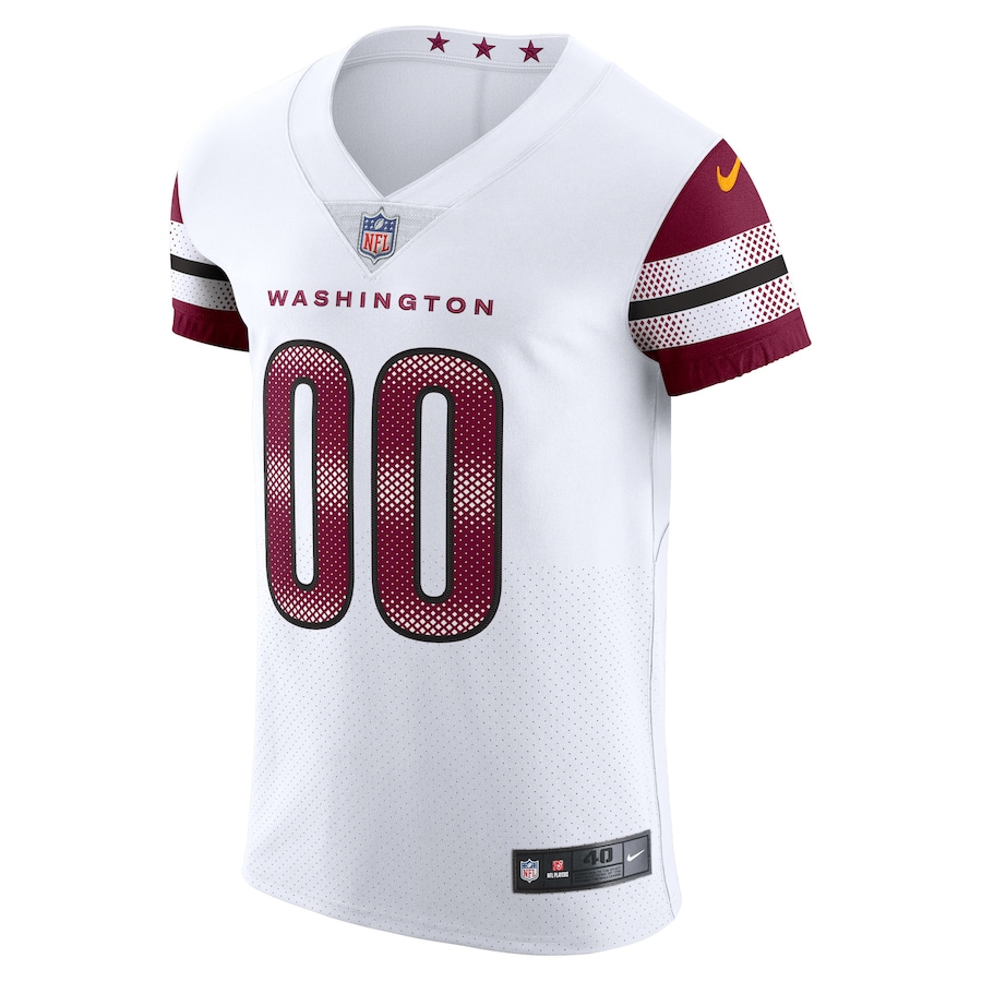 Mens Washington Commanders White Vapor Untouchable Elite Custom Jersey