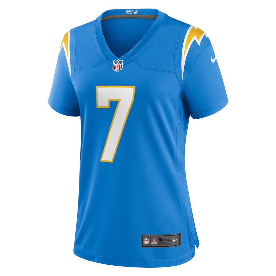 Womens Los Angeles Chargers Gerald Everett Powder Blue Player Game Jersey