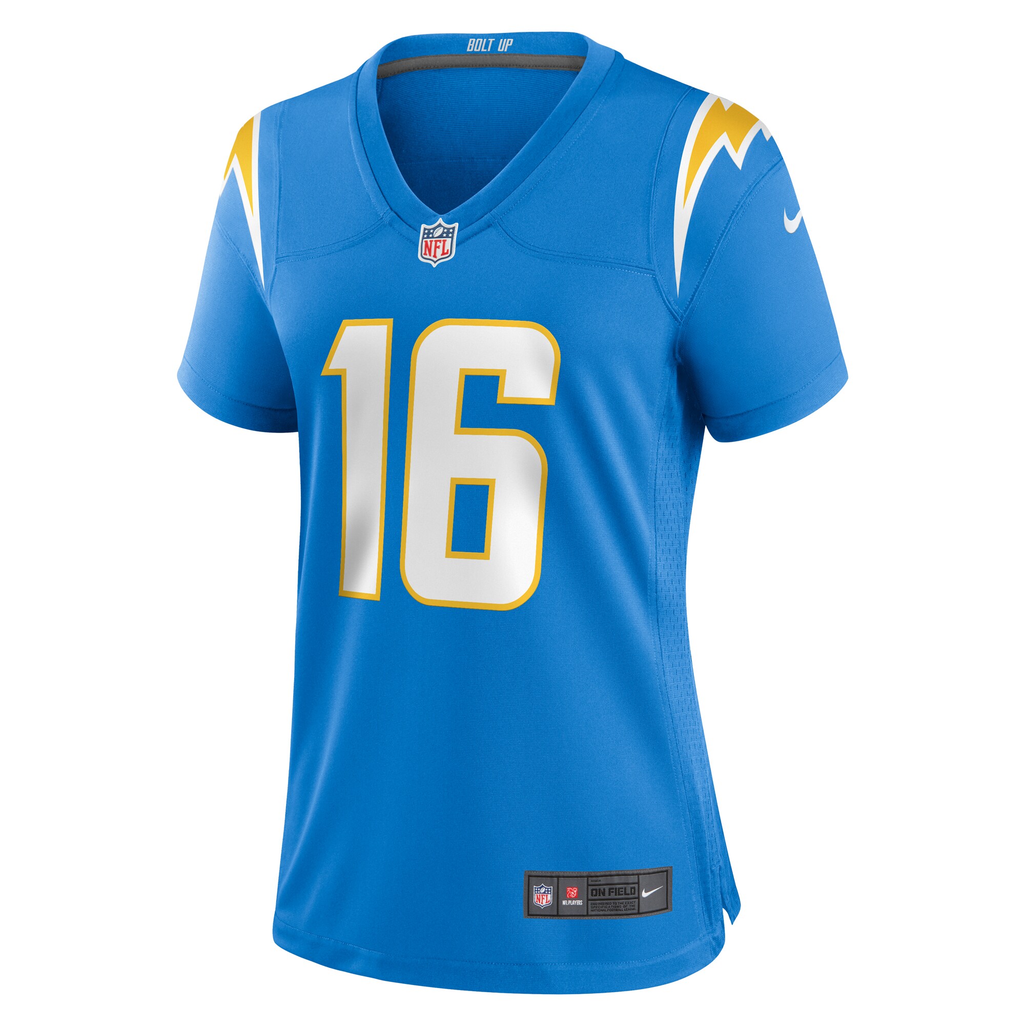 Tyler Johnson Los Angeles Chargers Women's Team Game Jersey - Powder Blue