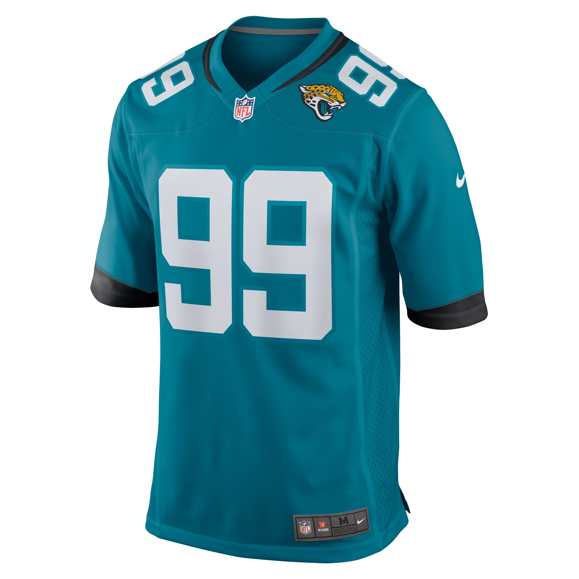 Jeremiah Ledbetter Jacksonville Jaguars Home Game Player Jersey - Teal
