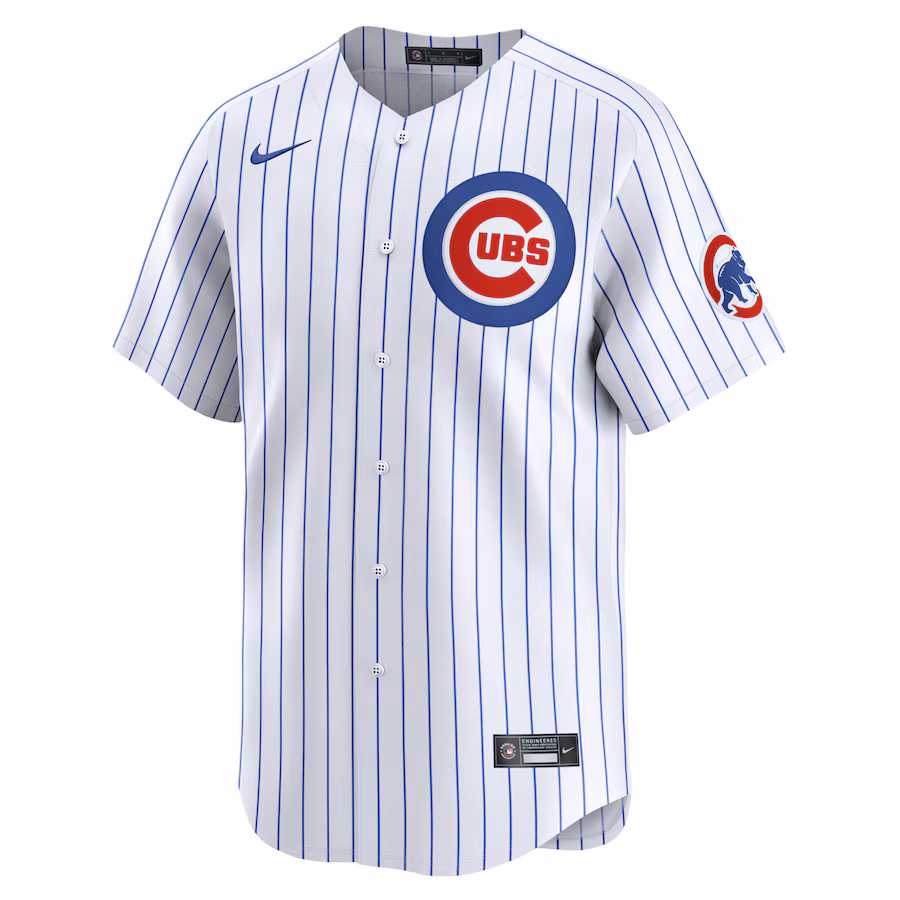Youth Chicago Cubs Nico Hoerner Nike White Home Limited Player Jersey
