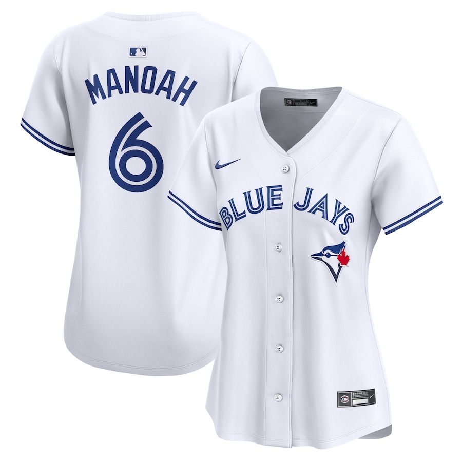 Women's Toronto Blue Jays Alek Manoah White Home Limited Player Jersey