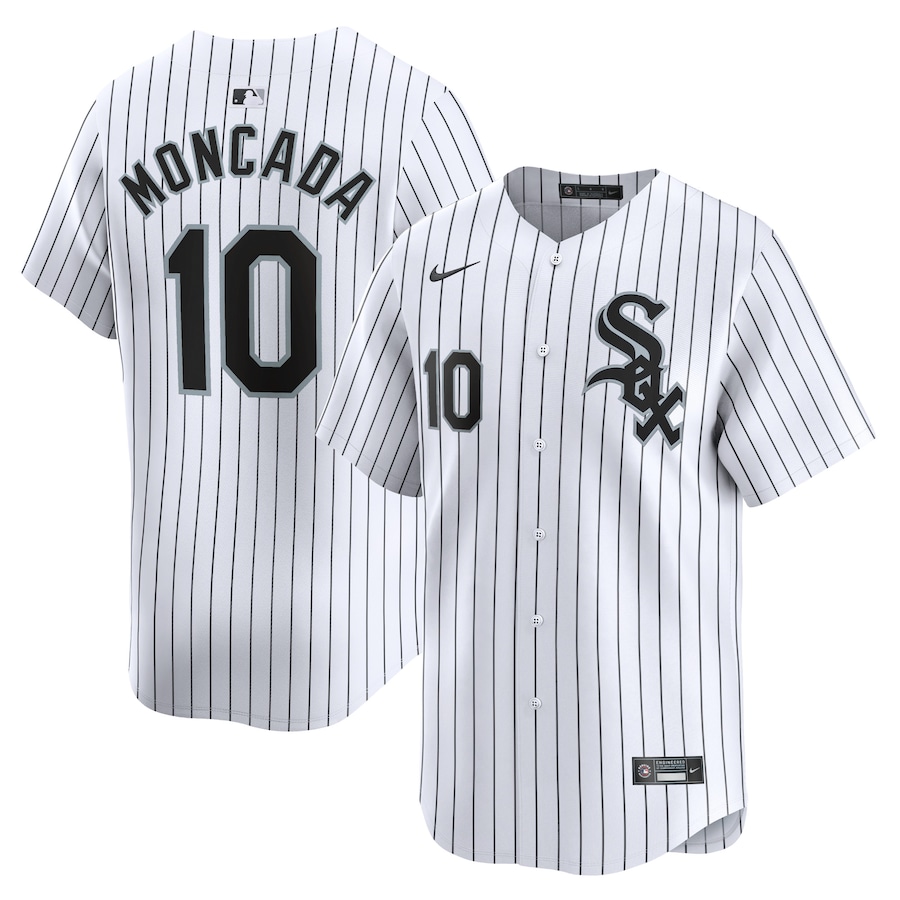 Men's Chicago White Sox Yoan Moncada White Home Limited Player Jersey