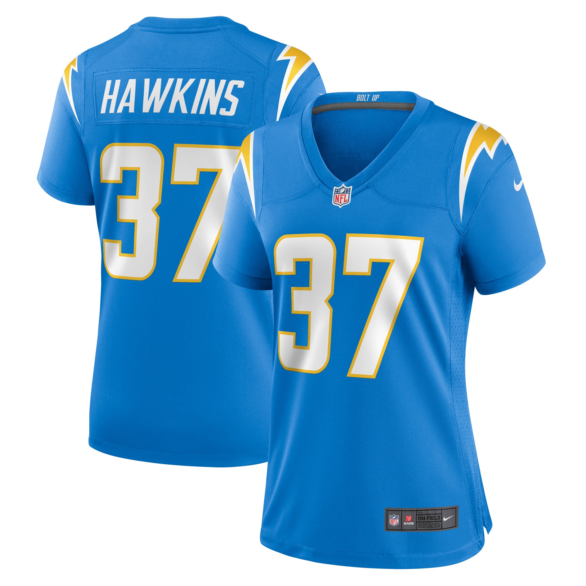 Jaylinn Hawkins Los Angeles Chargers Women's Game Jersey - Powder Blue