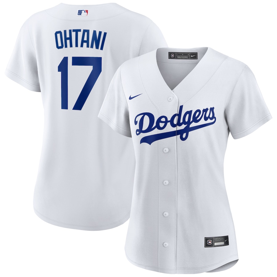 Women's Los Angeles Dodgers Shohei Ohtani White Home Replica Player Jersey