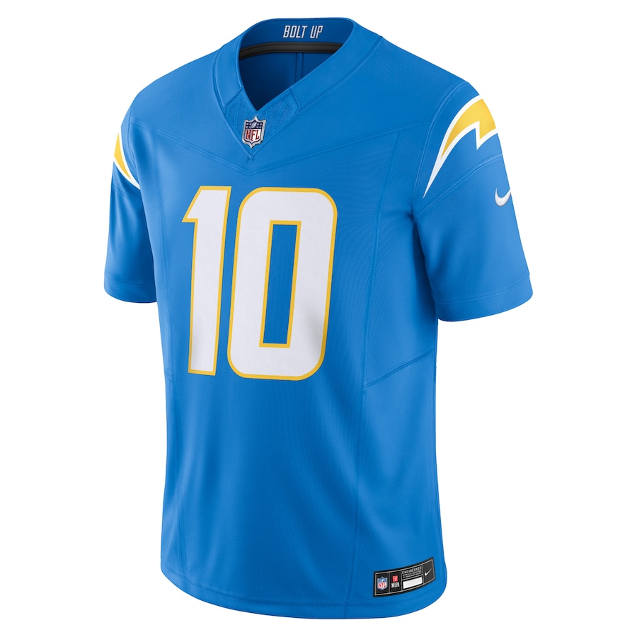 Mens Los Angeles Chargers Justin Herbert Powder Blue Vapor F.U.S.E. Limited Jersey