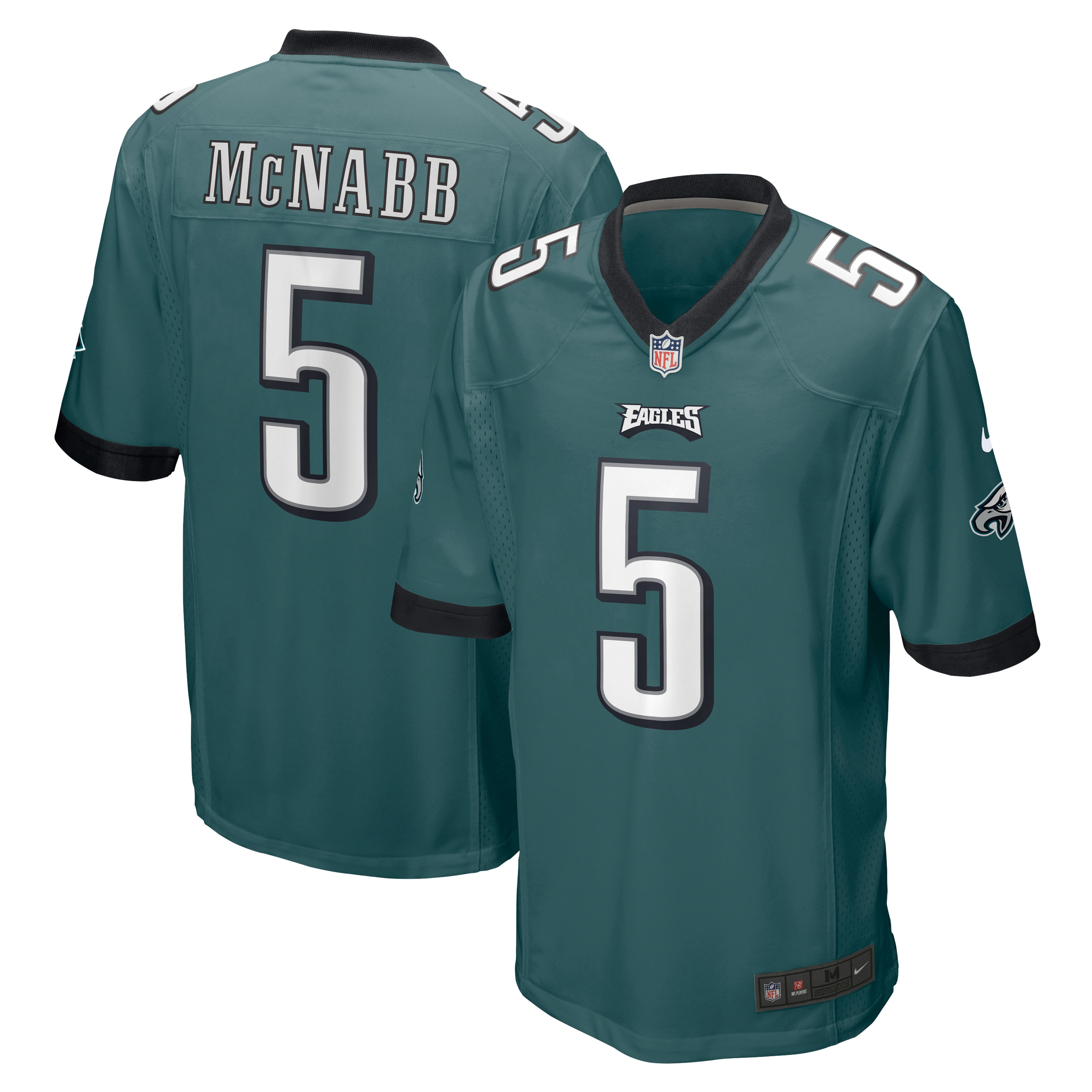 Donovan McNabb Philadelphia Eagles Retired Player Jersey - Midnight Green