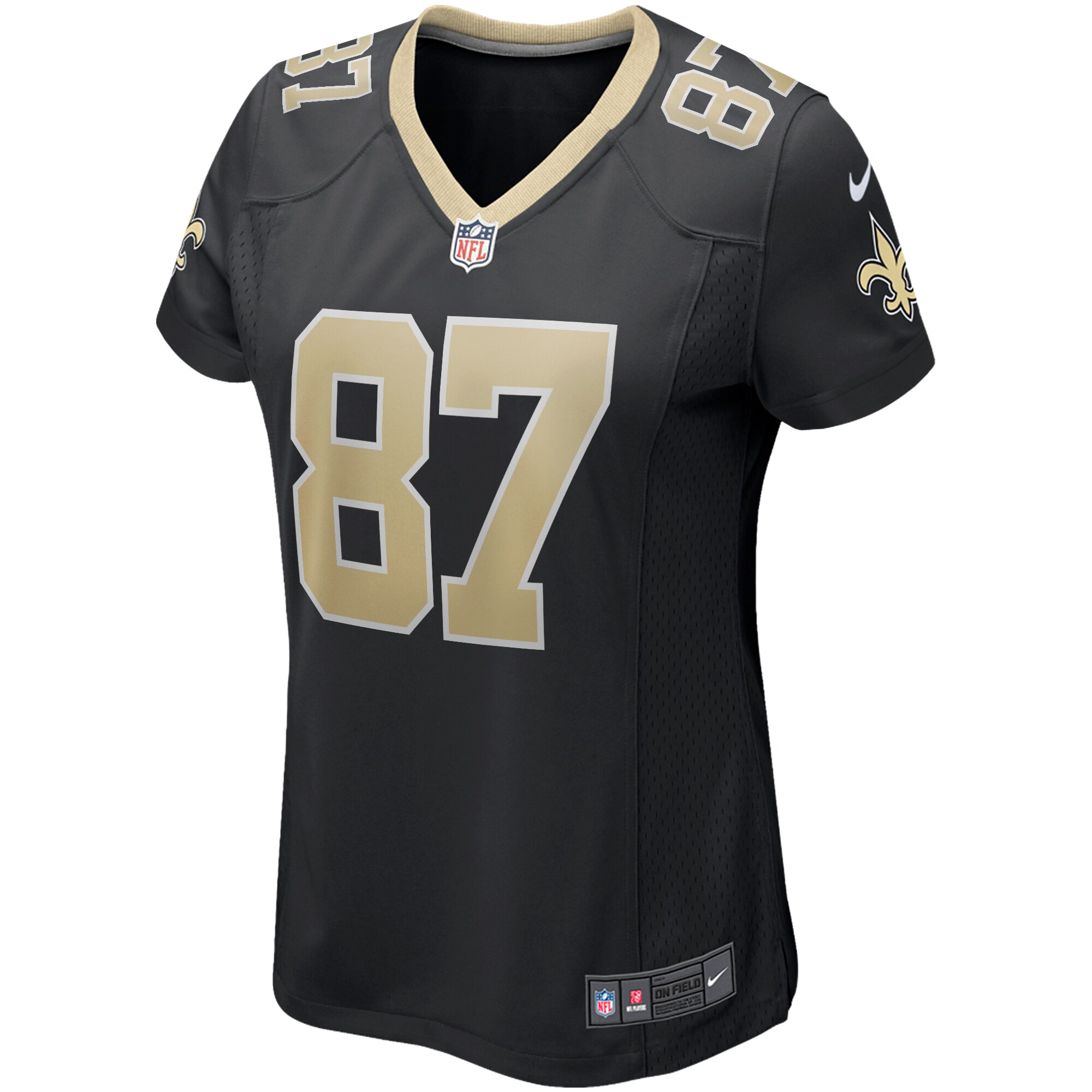 Joe Horn New Orleans Saints Women's Game Retired Player Jersey - Black