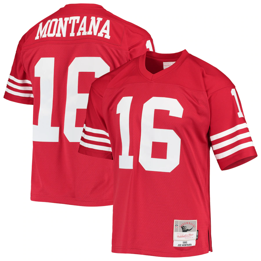 Joe Montana San Francisco 49ers Mitchell & Ness Legacy Replica Jersey - Scarlet