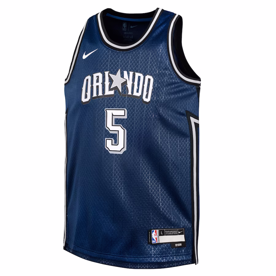 Youth Orlando Magic Paolo Banchero Nike Navy Swingman Replica Jersey - City Edition