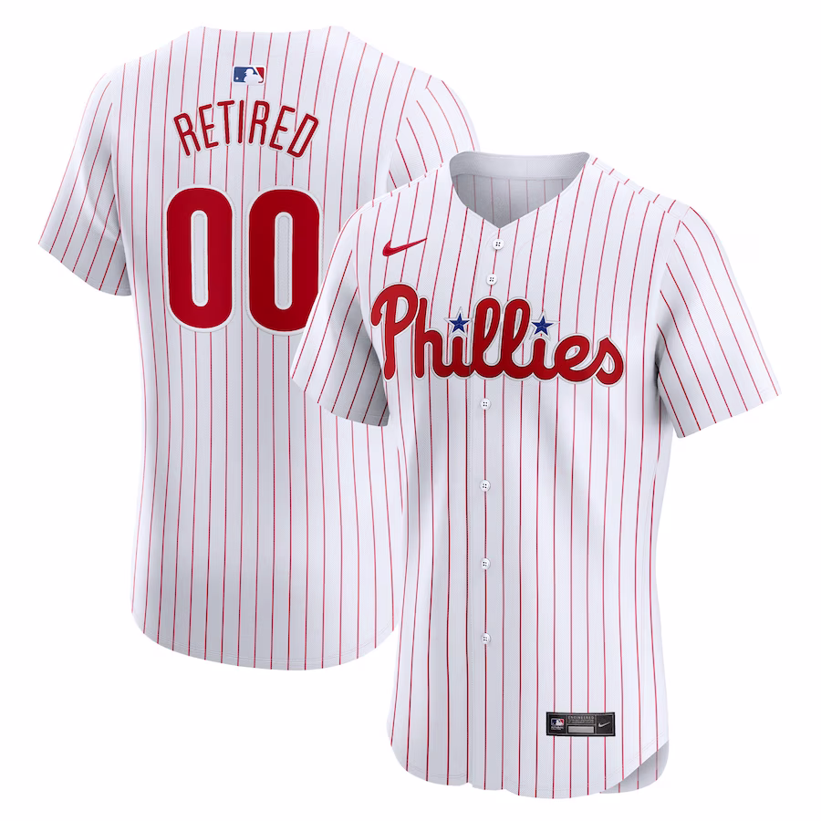 Women's Philadelphia Phillies Nike White Home Elite Pick-A-Player Retired Roster Jersey