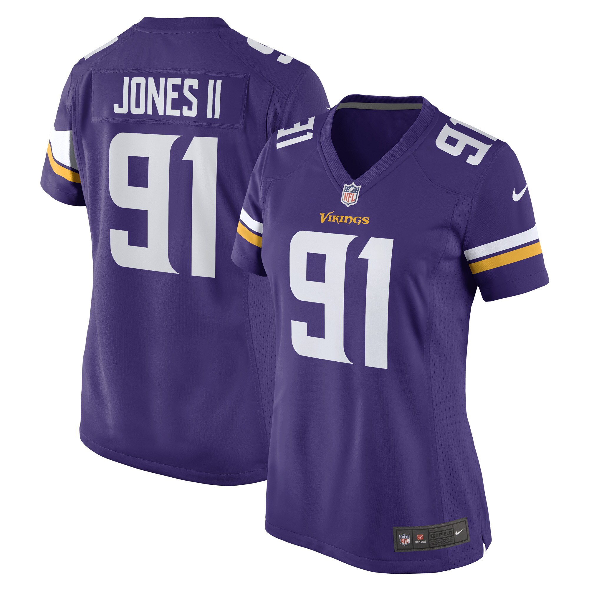 Patrick Jones II Minnesota Vikings Women's Game Player Jersey - Purple