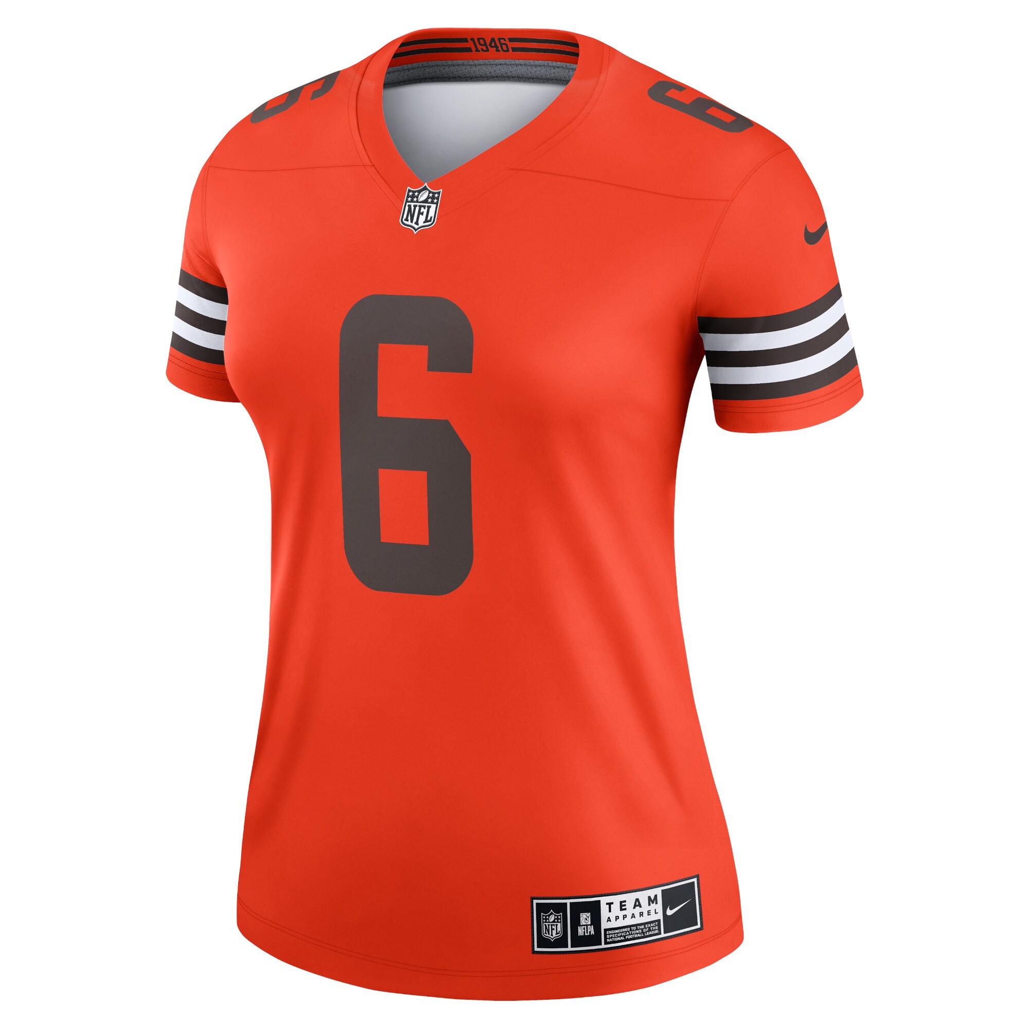 Baker Mayfield Cleveland Browns Women's Inverted Legend Jersey - Orange