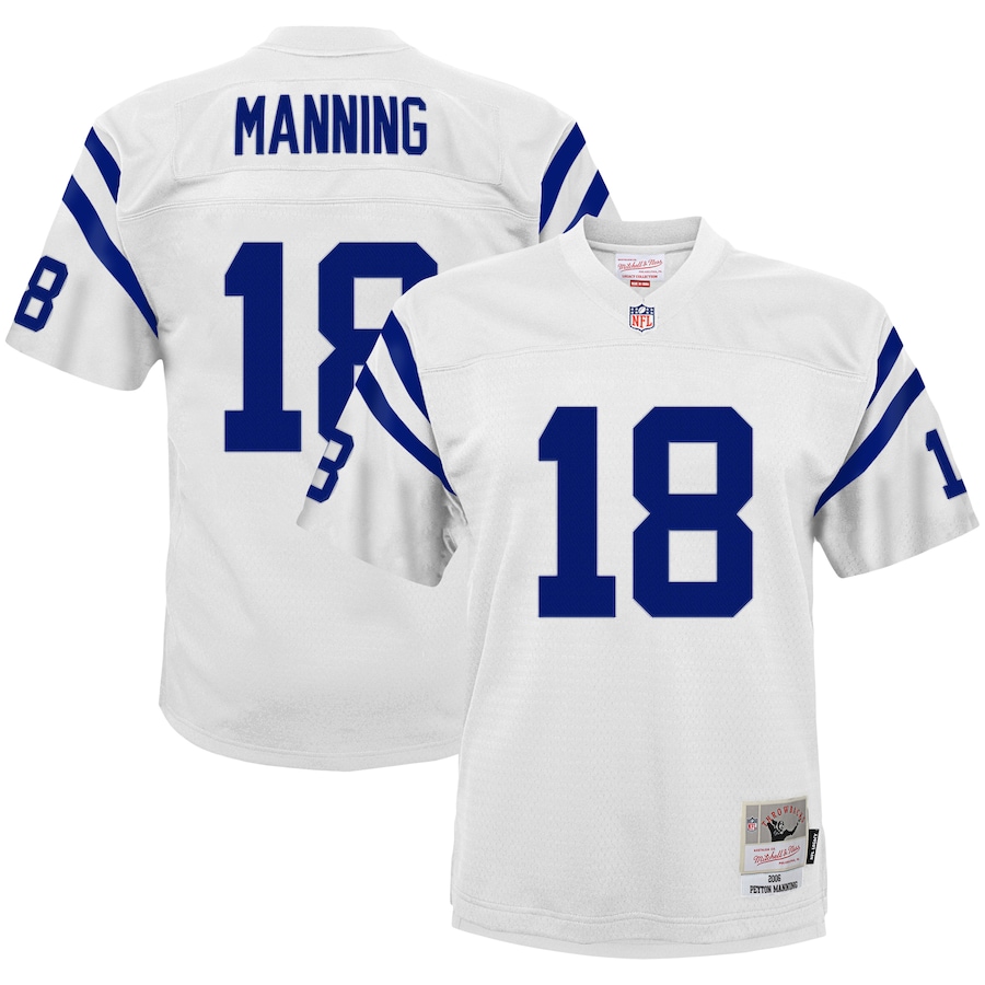 Youth Indianapolis Colts Peyton Manning White 2006 Retired Player Legacy Jersey