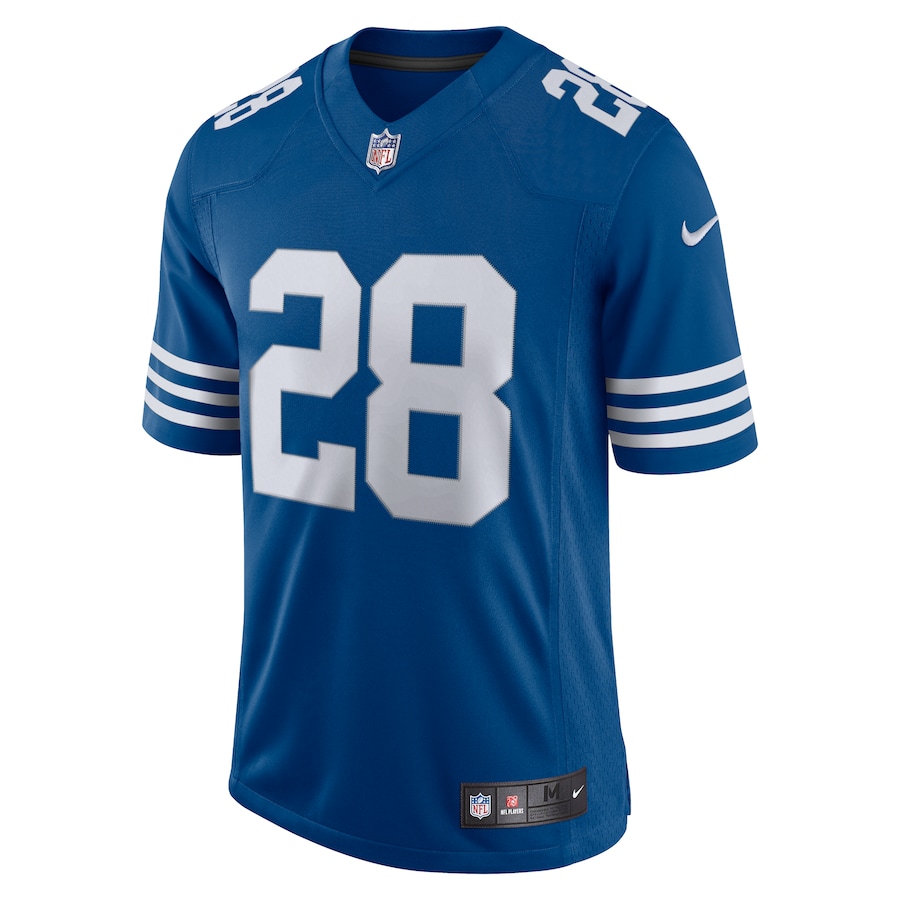 Mens Indianapolis Colts Jonathan Taylor Royal Alternate Vapor Limited Jersey