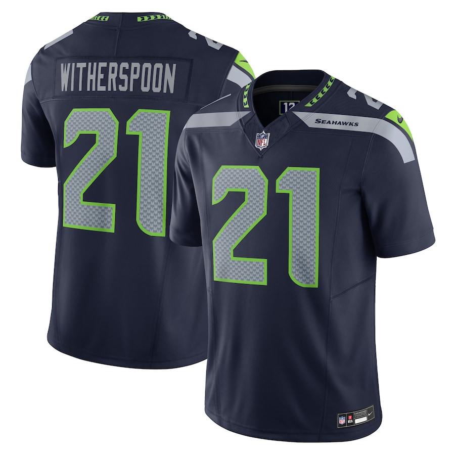 Mens Seattle Seahawks Devon Witherspoon Navy Vapor F.U.S.E. Limited Jersey