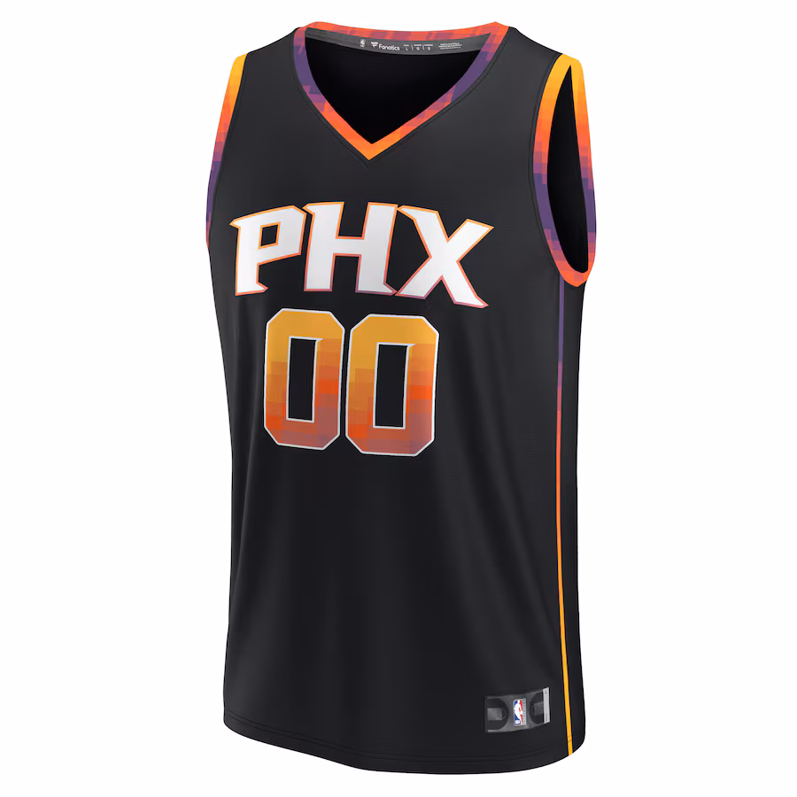 Phoenix Suns Fanatics Fast Break Custom Replica Jersey - Black - Statement Edition