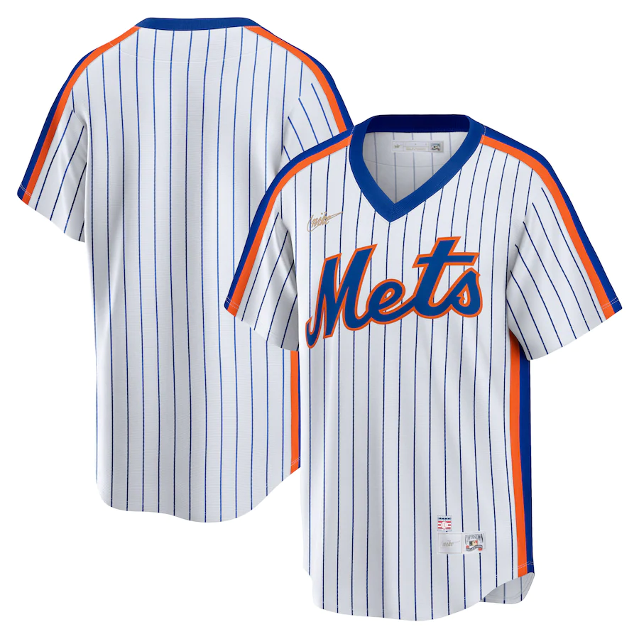Youth New York Mets Nike White Home Cooperstown Collection Team Jersey
