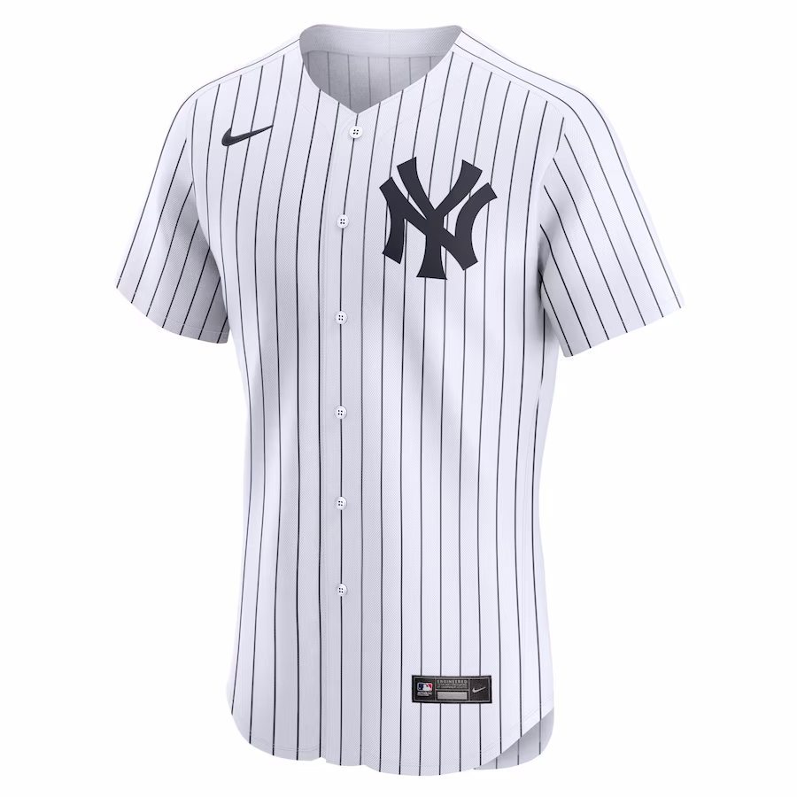 Youth New York Yankees Aaron Judge Nike White Home Elite Player Jersey