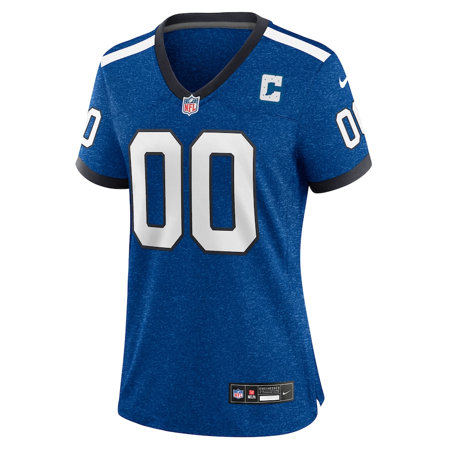 Womens Indianapolis Colts Royal Indiana Nights Alternate Custom Game Jersey