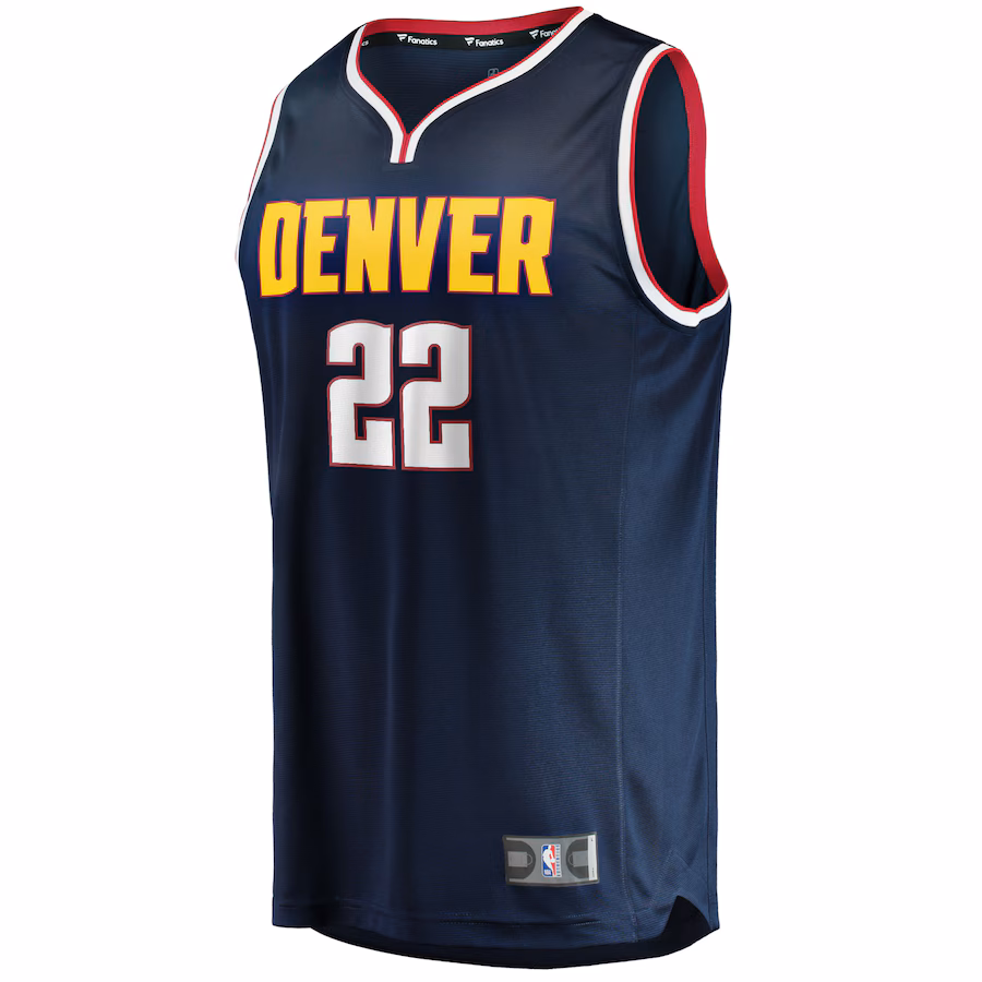 Zeke Nnaji Denver Nuggets Fanatics 2021/22 Fast Break Replica Jersey - Icon Edition - Navy