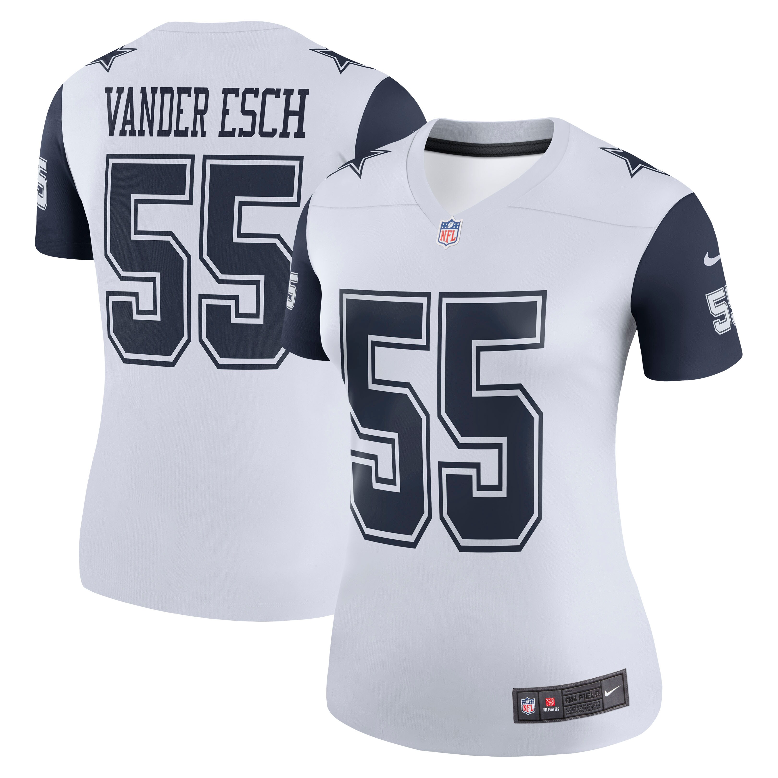 Leighton Vander Esch Dallas Cowboys Women's Color Rush Legend Player Jersey - White