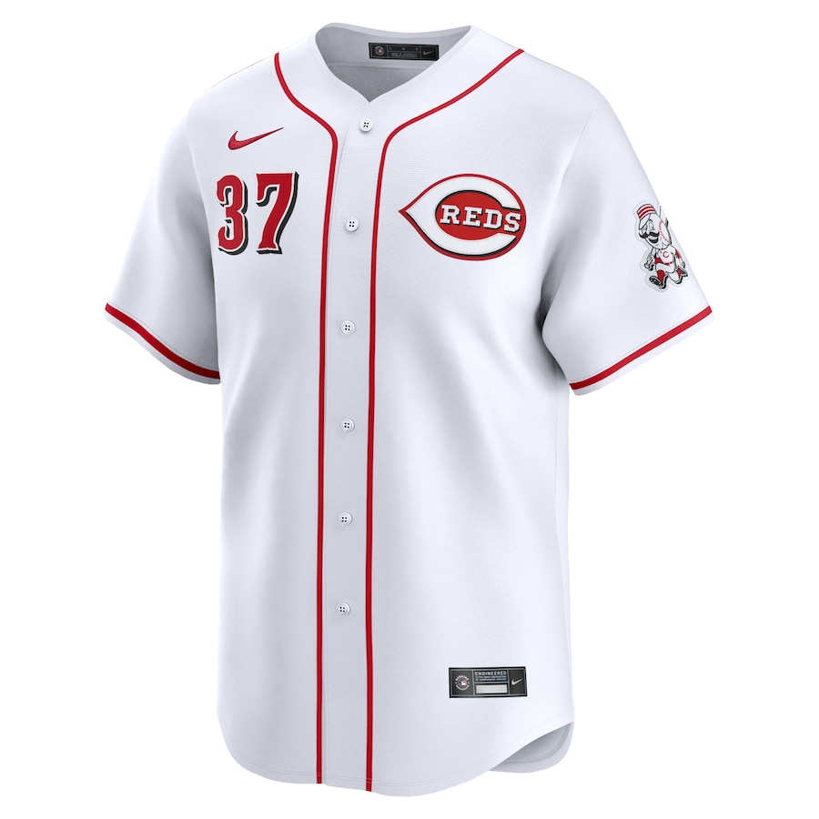 Men's Cincinnati Reds Tyler Stephenson White Home Limited Player Jersey
