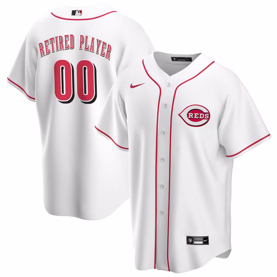 Youth Cincinnati Reds Nike White Home Pick-A-Player Retired Roster Replica Jersey