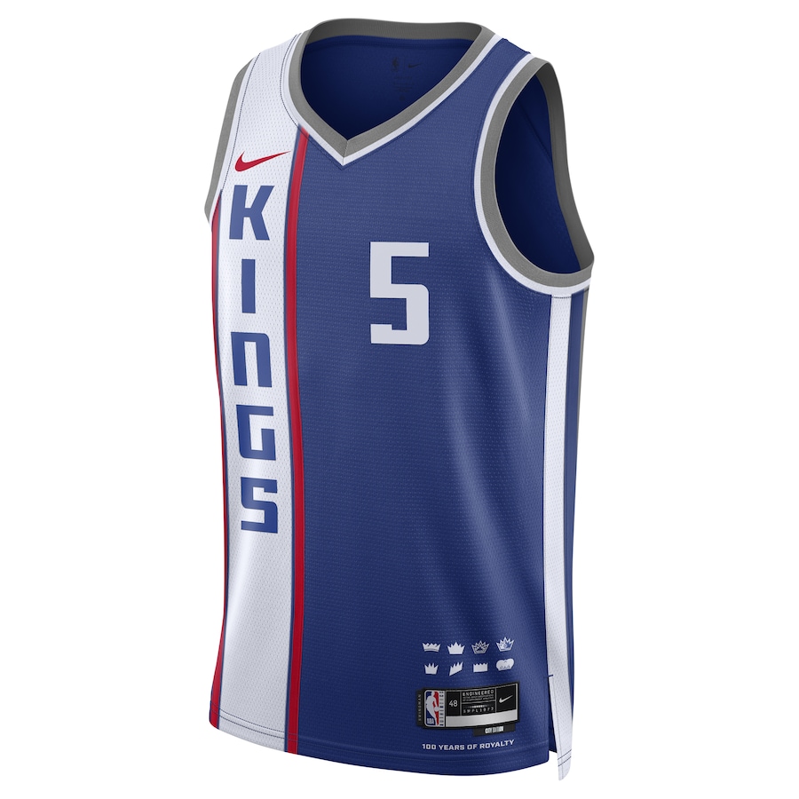 Unisex Sacramento Kings De'Aaron Fox Nike Blue 2023/24 Swingman Jersey - City Edition