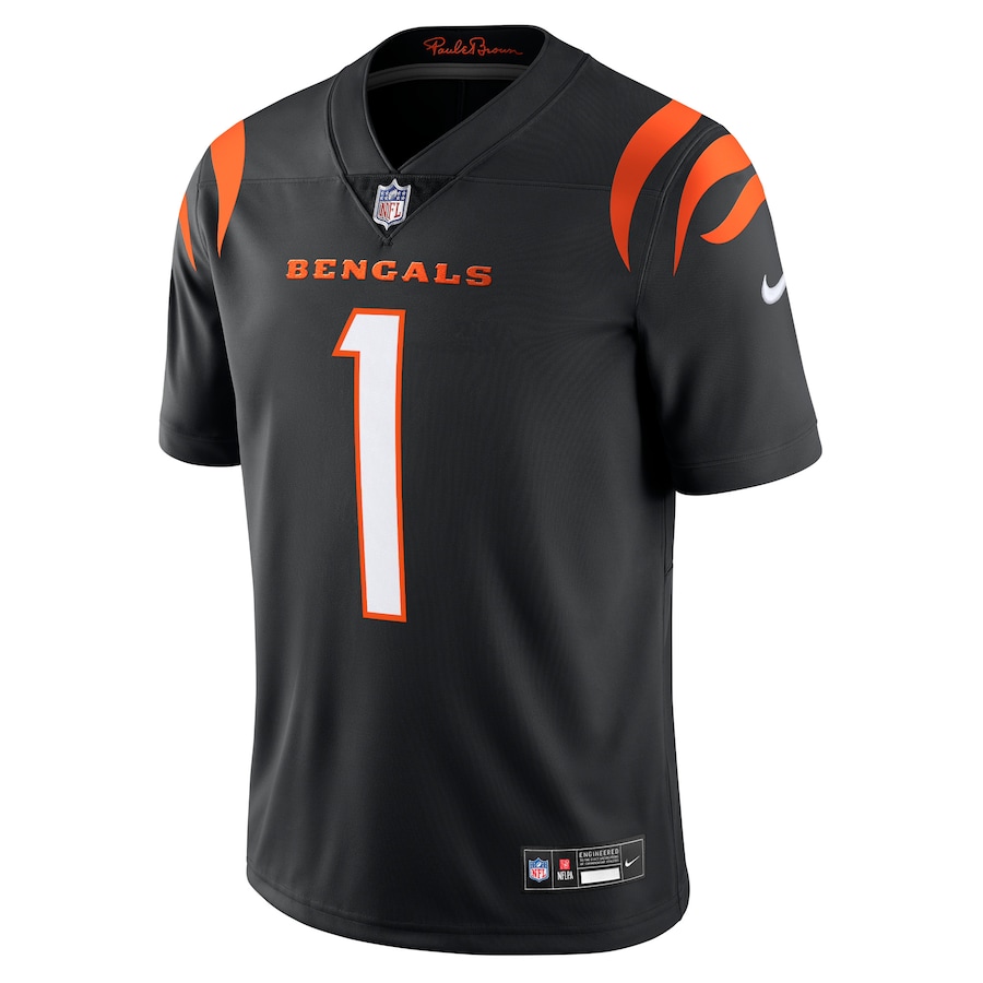Mens Cincinnati Bengals JaMarr Chase Black Vapor Untouchable Limited Jersey