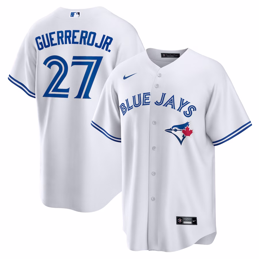 Youth Toronto Blue Jays Vladimir Guerrero Jr. Nike White Home Replica Player Name Jersey