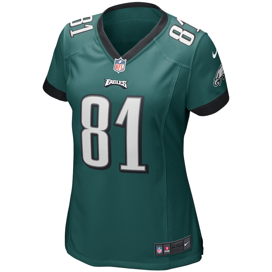 Terrell Owens 81 Philadelphia Eagles Women Game Retired Jersey - Midnight Green