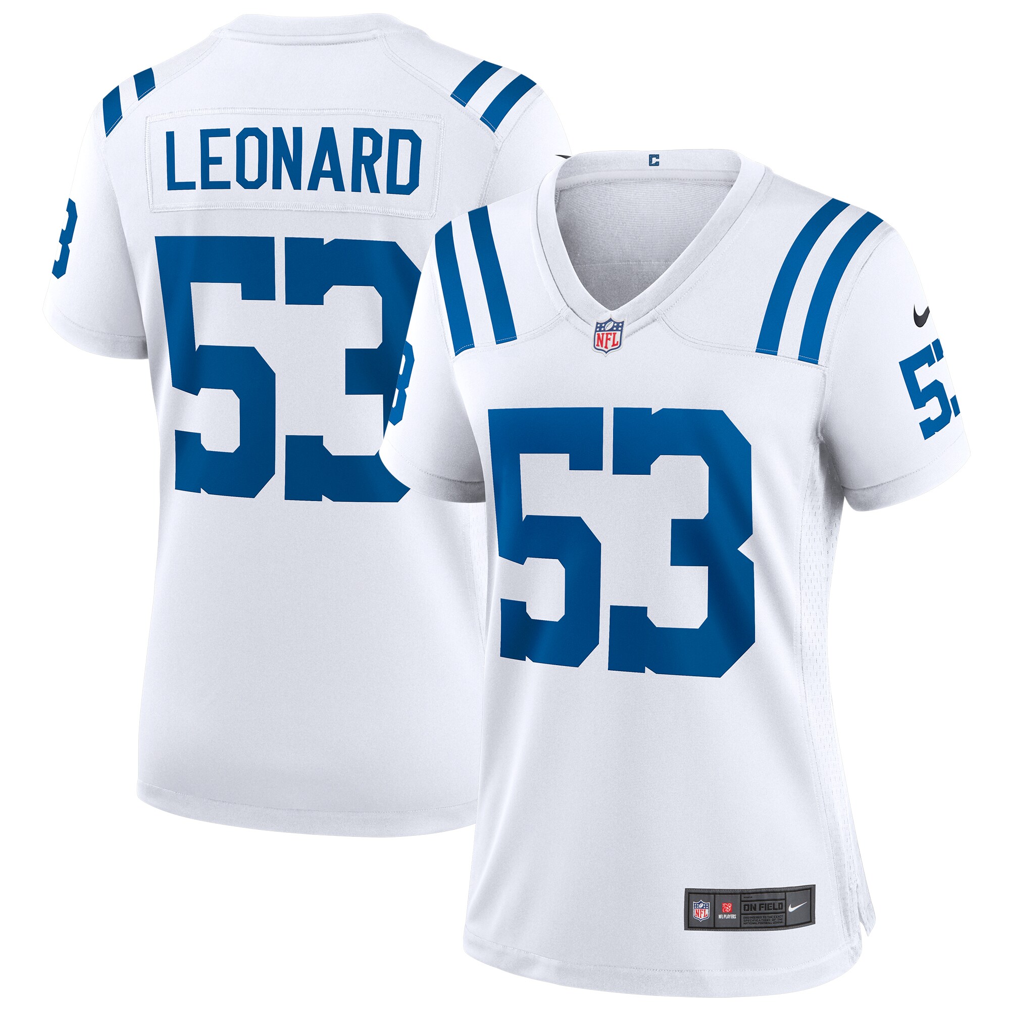 Shaquille Leonard Indianapolis Colts Women's Game Player Jersey - White