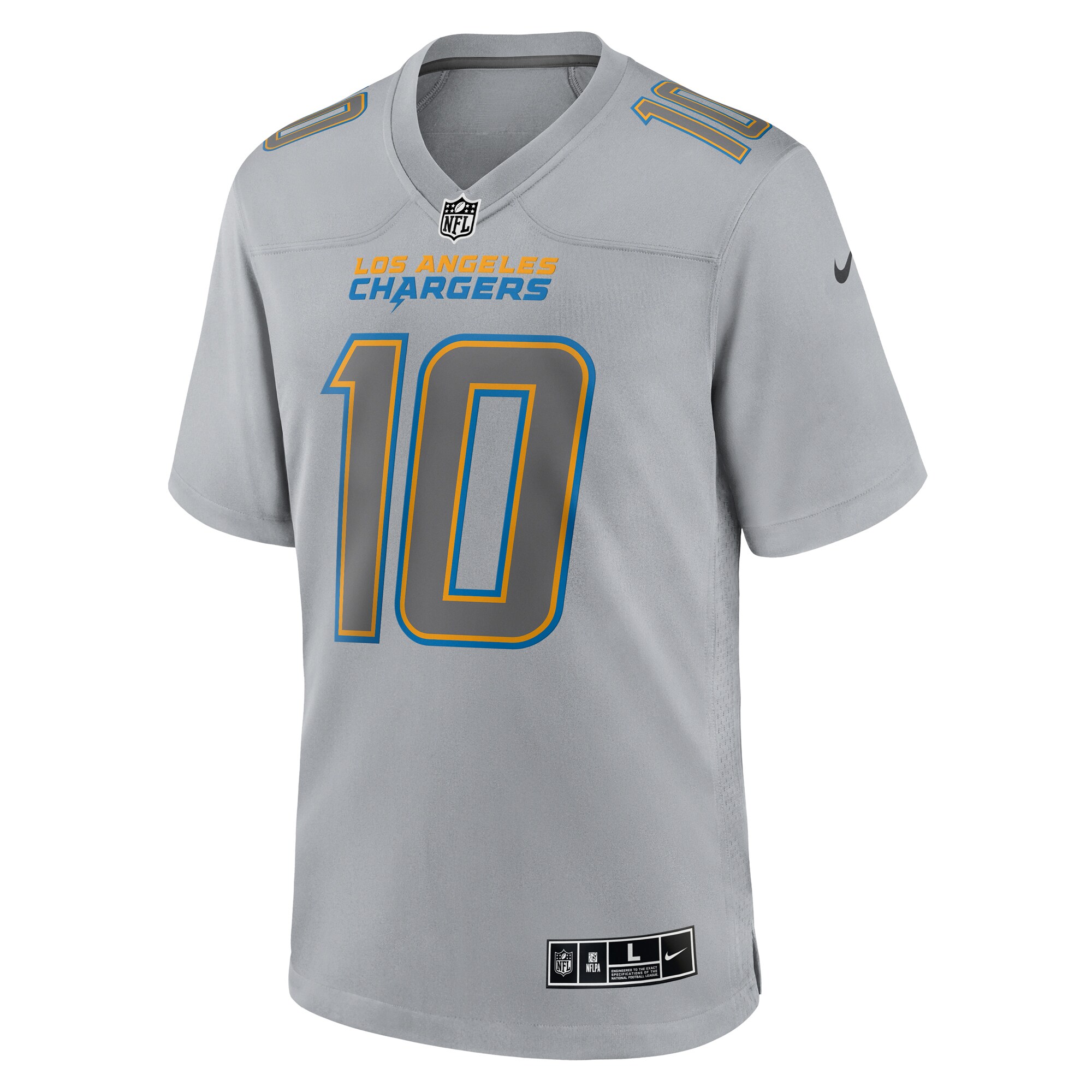 Justin Herbert Los Angeles Chargers Atmosphere Fashion Game Jersey - Gray