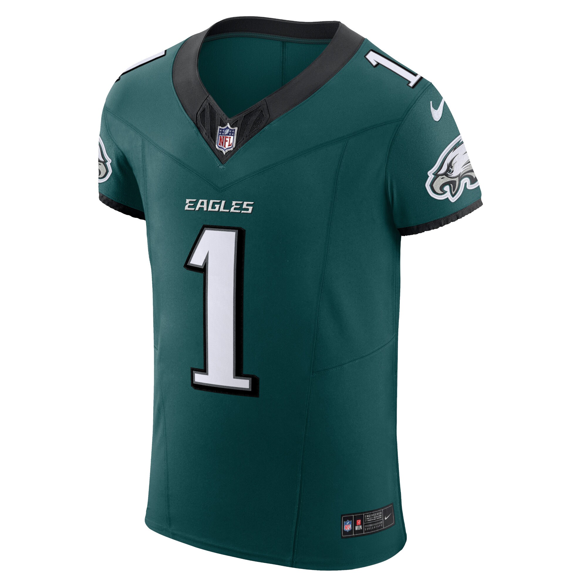 Jalen Hurts Philadelphia Eagles Alternate Vapor F.U.S.E. Elite Jersey - Midnight Green