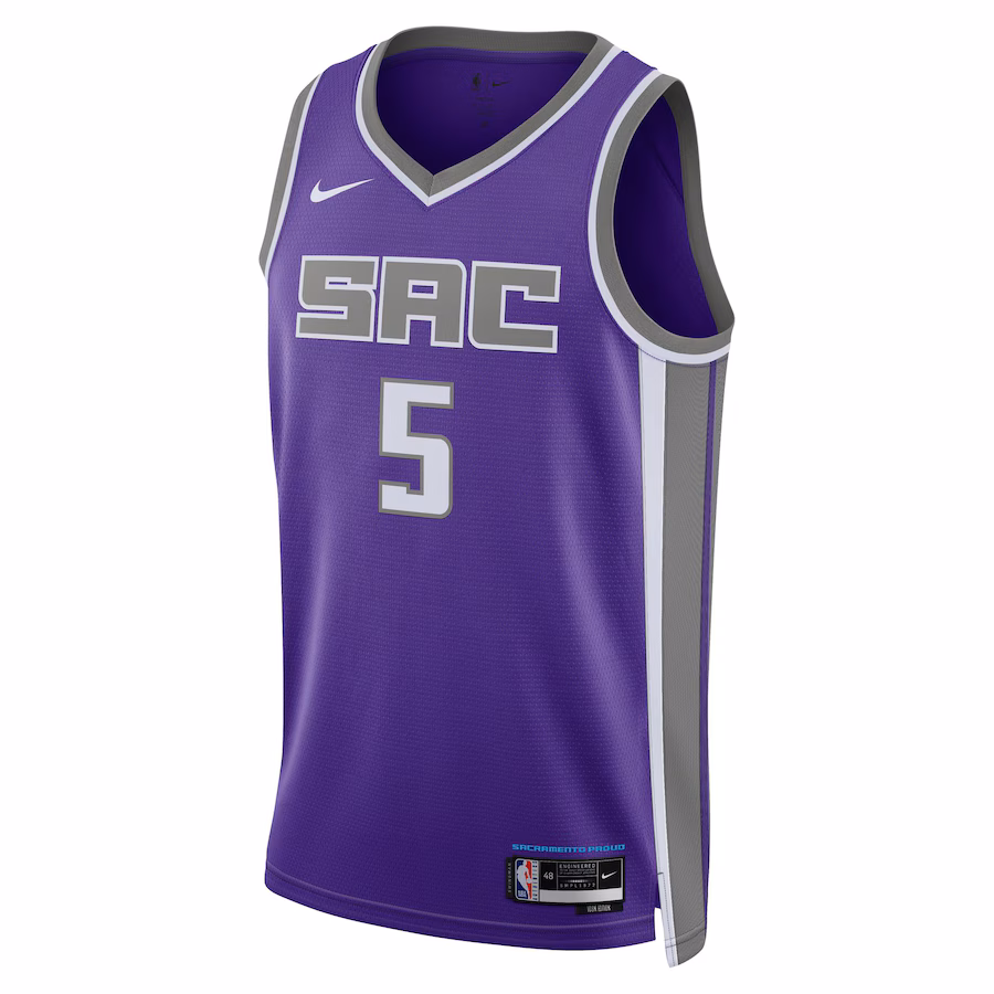 Unisex Sacramento Kings De'Aaron Fox Nike Purple Swingman Jersey - Icon Edition