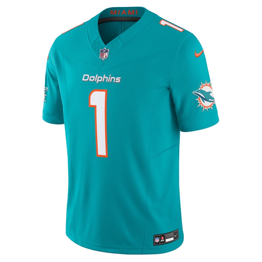 Mens Miami Dolphins Tua Tagovailoa Aqua Vapor F.U.S.E. Limited Jersey