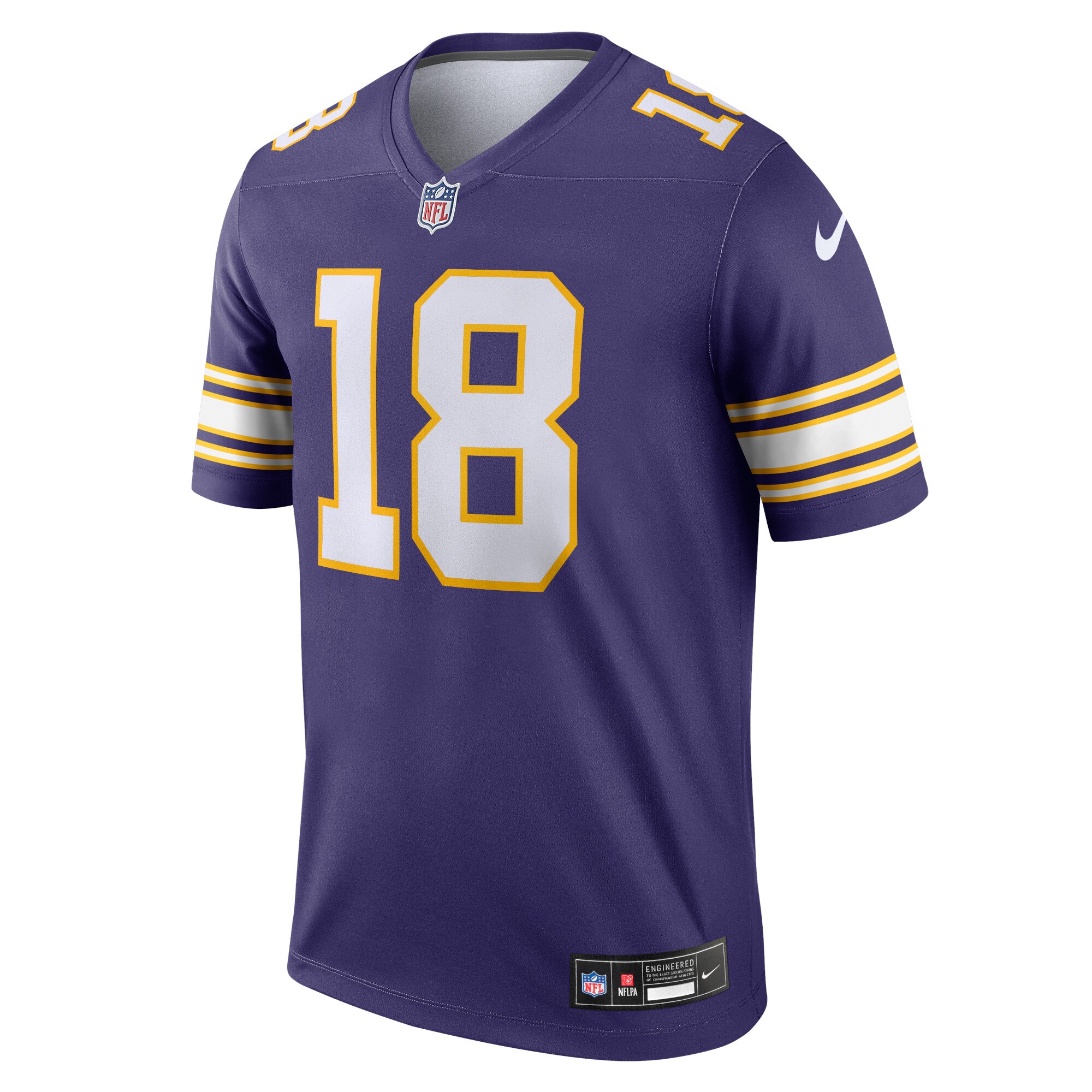 Justin Jefferson Minnesota Vikings Classic Legend Player Jersey - Purple