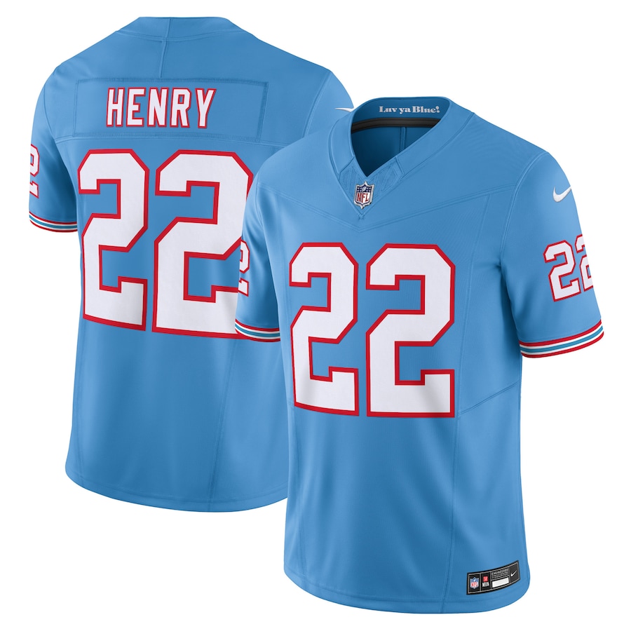 Mens Tennessee Titans Derrick Henry Light Blue Vapor F.U.S.E. Limited Jersey