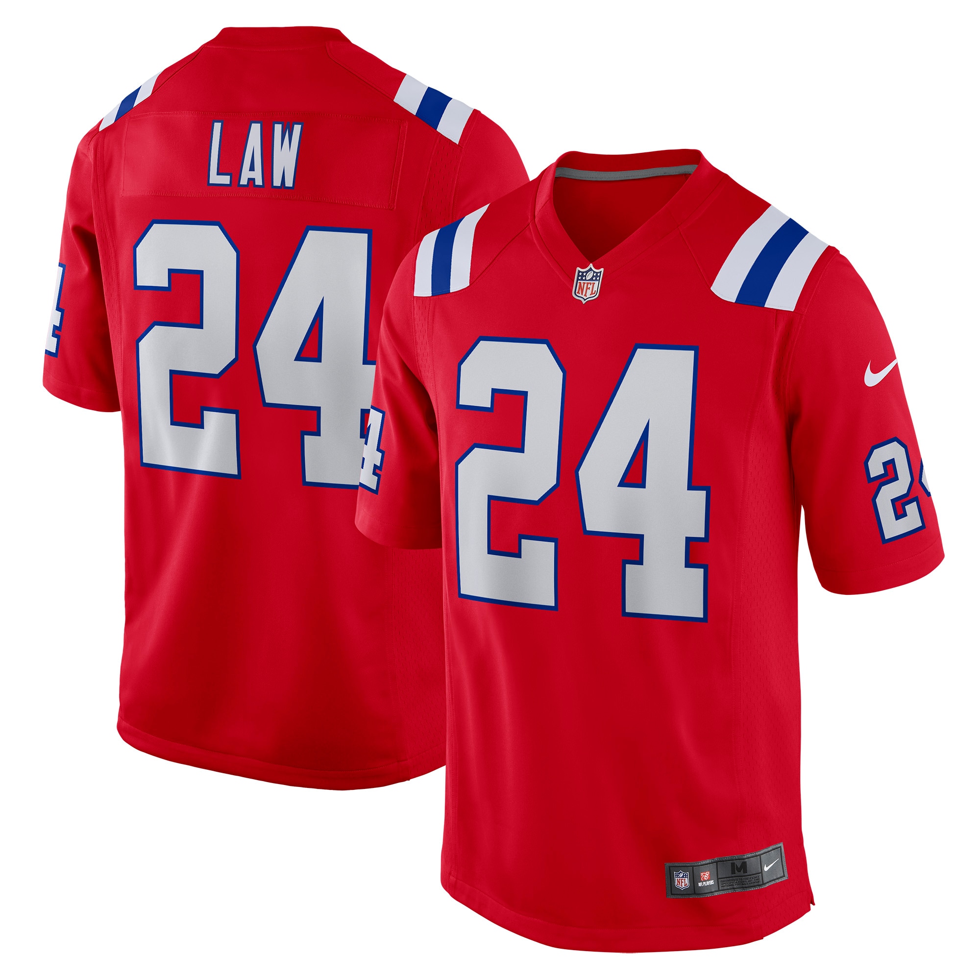 Ty Law New England Patriots Retired Player Alternate Game Jersey - Red