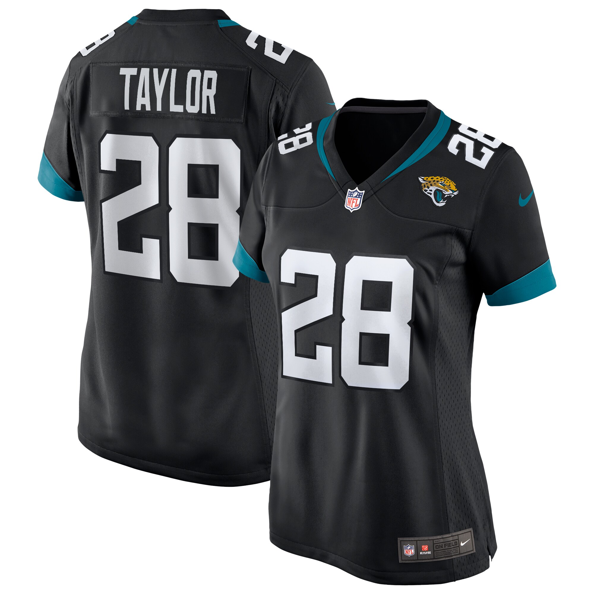 Fred Taylor Jacksonville Jaguars Women's Game Retired Player Jersey - Black