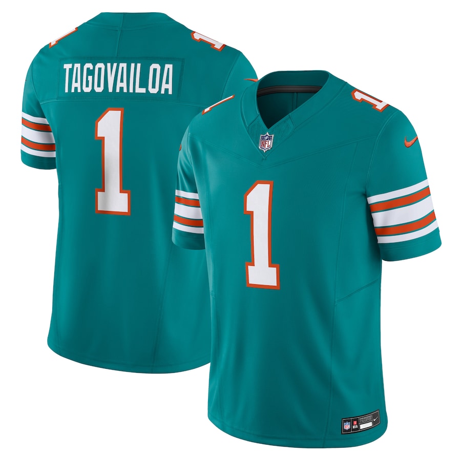 Mens Miami Dolphins Tua Tagovailoa Aqua Vapor F.U.S.E. Limited Jersey