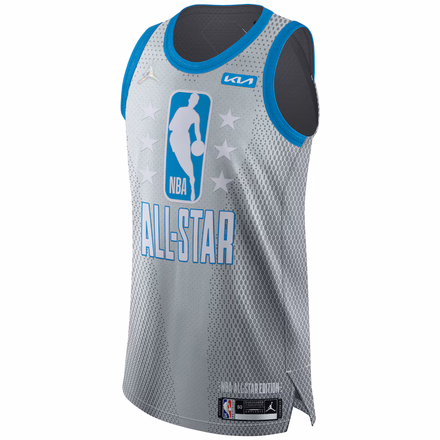 Men's Kevin Durant Jordan Brand Gray 2022 NBA All-Star Game Authentic Jersey